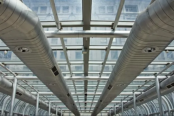 قنوات مجاري تهوية المباني