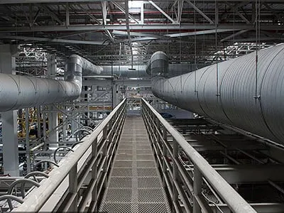 مجاري الهواء لنظام التكييف المركزي  (HVAC)