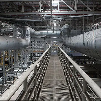 مجاري الهواء لنظام التكييف المركزي (HVAC)