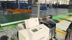 ماكينة CNC لتصنيع مجاري هواء دائرية ذات أسطوانتين