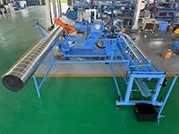 ماكينة تصنيع مجاري هواء حلزونية (مدمجة، قطر 1800 مم، سمك 1.2 مم)