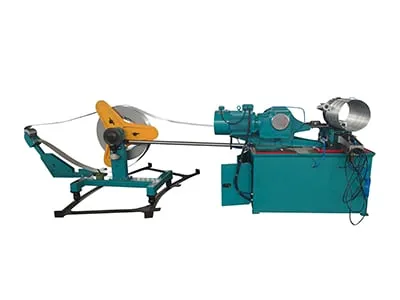 ماكينة تصنيع مجاري هواء حلزونية (مقسمة، قطر 1800 مم، سمك 1.2 مم)