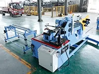 ماكينة تصنيع مجاري هواء حلزونية (مدمة، قطر 2000 مم، سمك 2 مم)