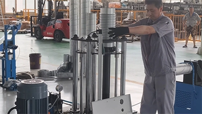 ماكينة تشكيل أكواع مجاري الهواء المموجة BE-250