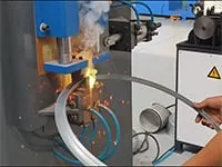 ماكينة لحام تناكبي لشفة الزاوية الدائرية DH-100